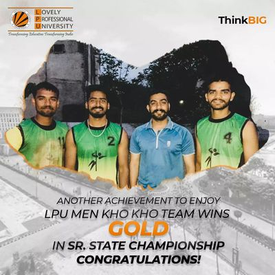 LPU Kho-Kho team in Senior State championship