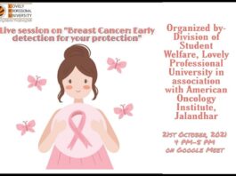 Live session on “Breast Cancer: Early detection for your protection