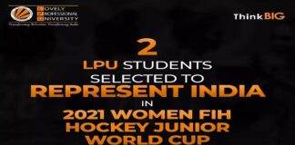 2 LPU Students Will Represent India in Women's Junior Hockey World Cup