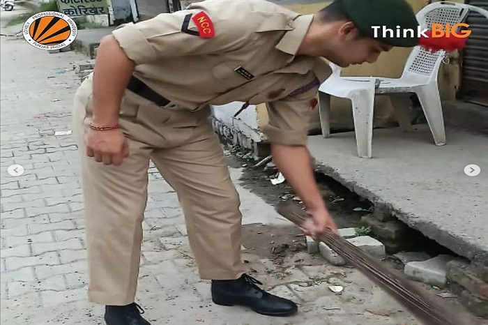 LPU NCC Cadet Launches Swachhata Abhiyan Celebrating Azadi Ka Amrit Mahotsav