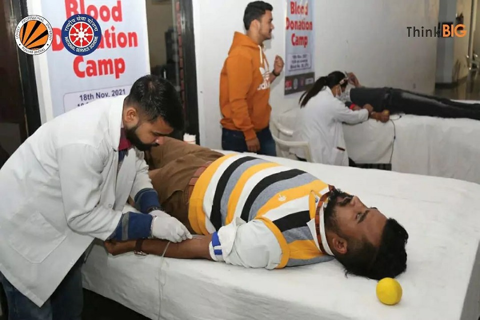 LPU-NSS Organized a Blood Donation Camp in LPU Campus