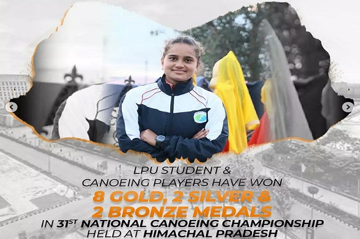 LPU Students won 12 Bronze Medals in National Canoeing Championship