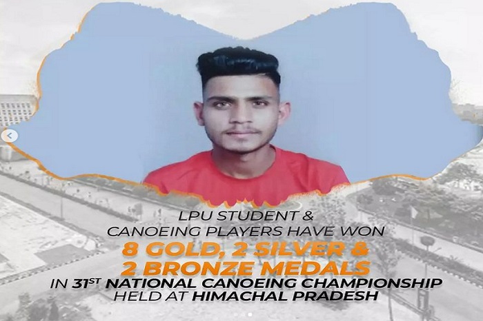 LPU Students won 12 Bronze Medals in National Canoeing Championship