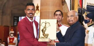 LPU STUDENT & a PARALYMPIAN Nishad Kumar honoured with Arjuna Award from President of India