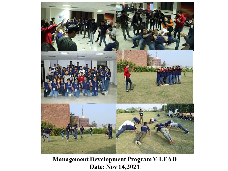 Management Development Program “ V-LEAD” Learn, Engage, Adapt and Demonstrate