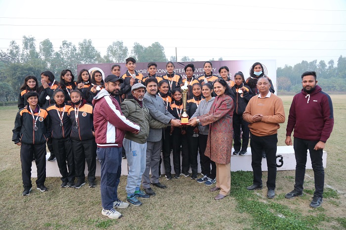 LPU’s Woman Footballer Bhagwati Chauhan declared AIU’s Best Player from North Zone