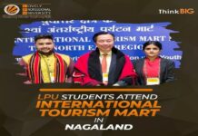 LPU Students Attend International Tourism Mart in Nagaland