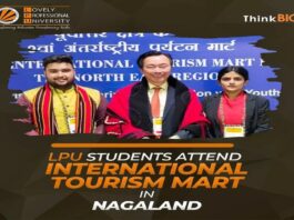 LPU Students Attend International Tourism Mart in Nagaland