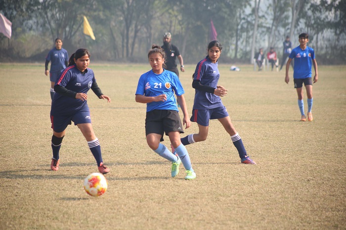 LPU’s Woman Footballer Bhagwati Chauhan declared AIU’s Best Player from North Zone