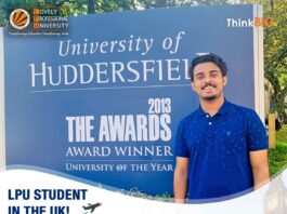 LPU student at the University of Huddersfield, UK