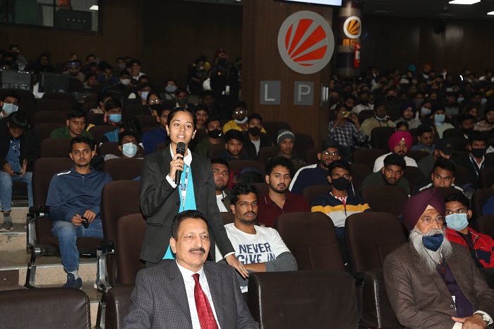 Punjab Education Minister S Pargat Singh interacted with LPU Students