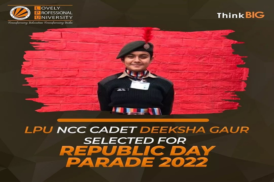 2 LPU Girls Took Part in Republic Day Parade 20223