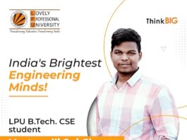 LPU student among India’s brightest Engineering minds!