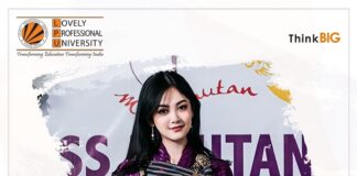 LPU student selected in Miss Bhutan Pageant 2022