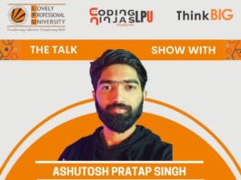 An encouraging session with Ashutosh Pratap Singh