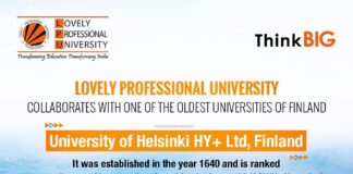 LPU collaborates with The University of Helsinki, Finland