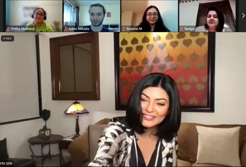 LPU students had the opportunity to talk to former Miss Universe Sushmita Sen