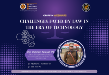 Webinar on Challenges Faced by Law in the Era of Technology organized by LPU GRIFFIN Webinar on ‘Challenges Faced by the Law in the Era of Technology’ organised by ‘GRIFFIN’