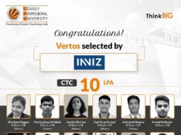 12 LPU CSE Vertos placed at a Bangalore Based Startup InViz AI!