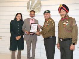 India’s NCC Alumni Association honoured LPU Chancellor & Pro Chancellor with its Membership