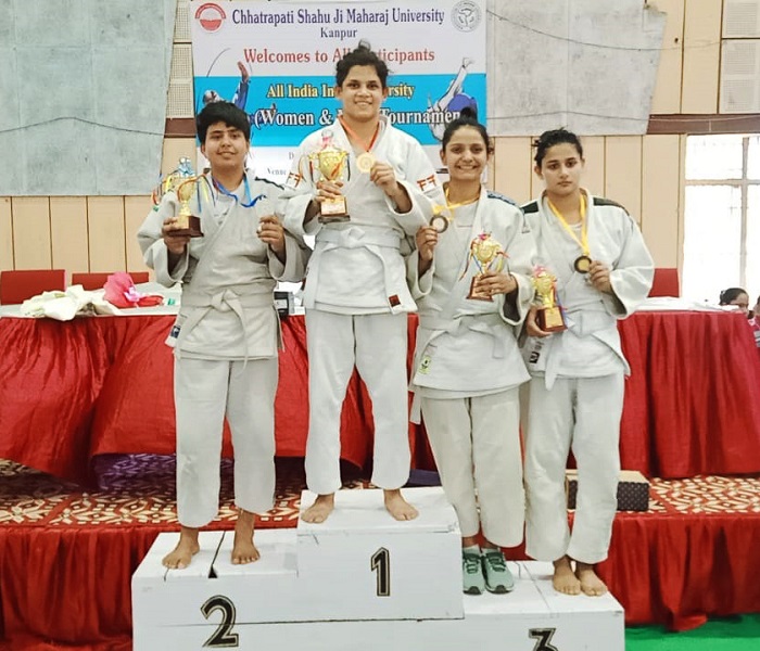 LPU lifted AIU’s Overall Judo Championship Trophies in both Male & Female Categories