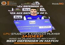 LPU Student Jaideep Shines in Pro Kabaddi League