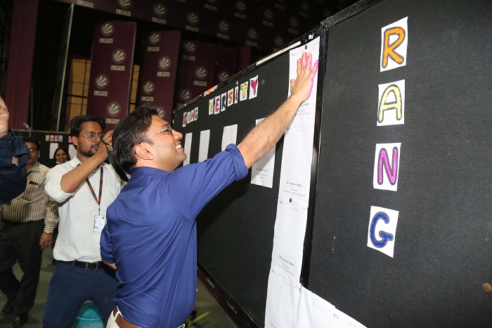 LPU organized ‘Rangoli’ Competition for Staff-Members