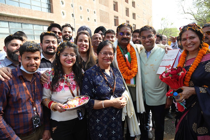 LPU Family accorded Warm-Welcome to New Rajya Sabha Member Chancellor Mr Ashok Mittal