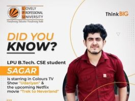 LPU student featured in Colors TV show Udaariyan