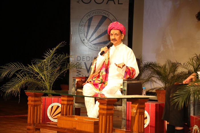 World-renowned Prince of Rajpipla in Gujarat interacted with LPU Students