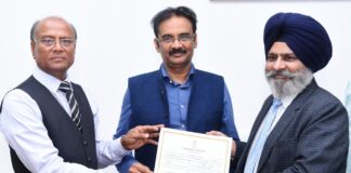 LPU Chancellor Mr Ashok Mittal honoured with Certificate of Election to Rajya Sabha