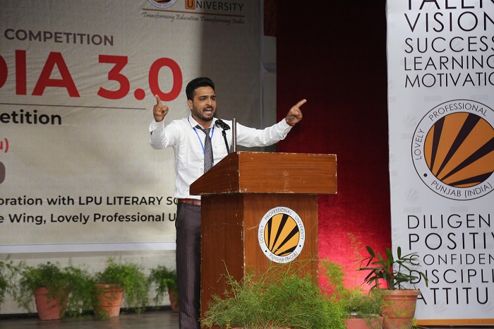 Finale of India’s largest tri-lingual Elocution Competition ‘Speak India 3.0’ held at LPU