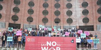 LPU Students organized World Peace Rally at the Campus