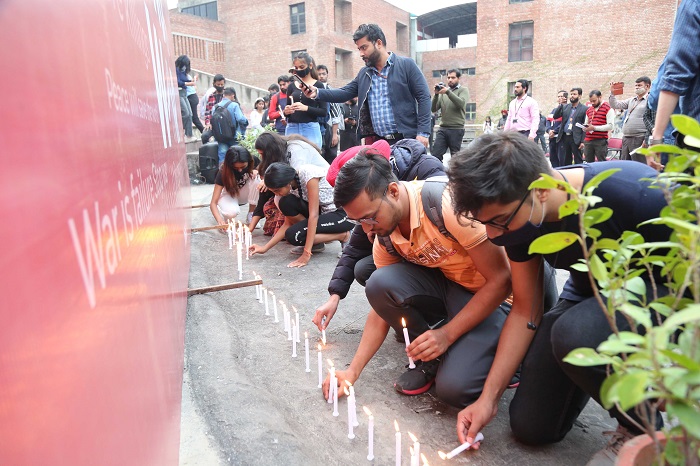 LPU Students organized World Peace Rally at the Campus