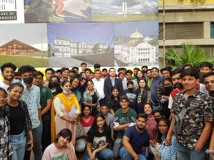 Ambassador of Brazil interacted with LPU Students of Architecture & Design