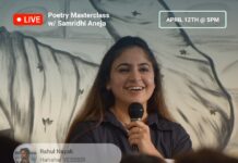Student Organisation Griffin Organises Poetry Masterclass W/ Samriddhi Aneja