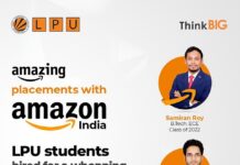 Vertos getting placed at Amazon India LPU Edition!