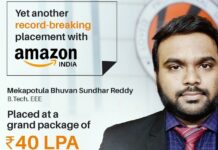 LPU student placed with a package of 40 LPA at Amazon!