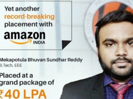 LPU student placed with a package of 40 LPA at Amazon!