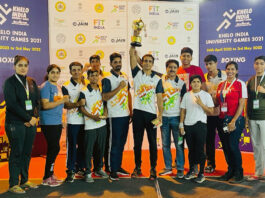 LPU Boxers (Men) declared Champions at Khelo India University Games in Bangalore