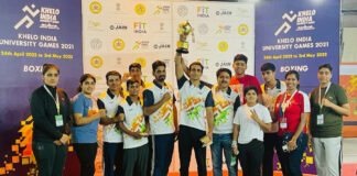 LPU Boxers (Men) declared Champions at Khelo India University Games in Bangalore