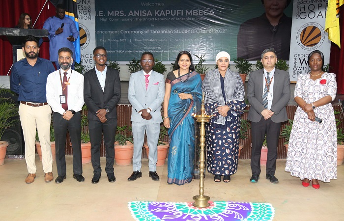 High Commissioner of Tanzania to India Anisa Mbega visited LPU to meet hundreds of Tanzanian Students