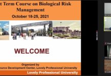Short Term Course on Biological Risk Management Short Term Course on Biological Risk Management