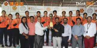 LPU lifted AIU’s North Zone Inter-University Kho-Kho (Women) Championship Trophy