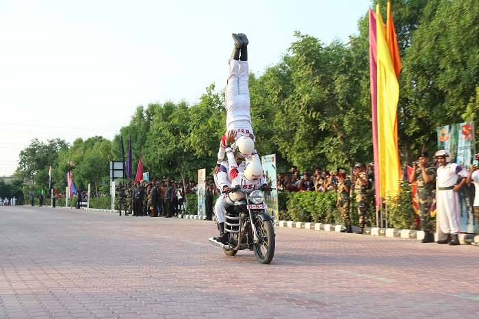 LPU hosted “BSF Janbaaz Motorcycle Show” to celebrate India’s 75 Years of Independence