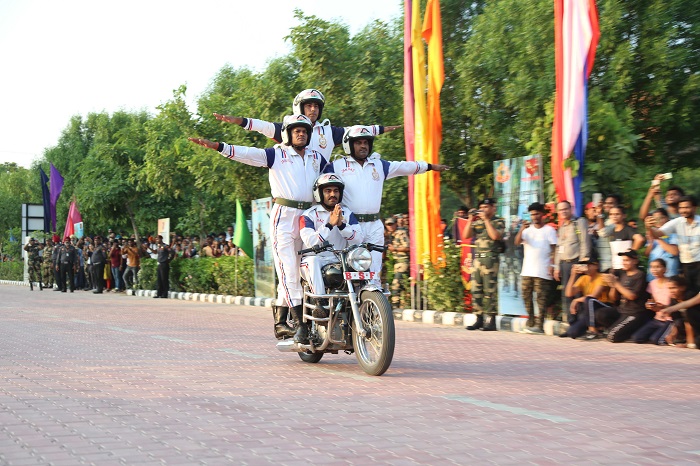 LPU hosted “BSF Janbaaz Motorcycle Show” to celebrate India’s 75 Years of Independence