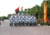 BSF Jawans performing motorcycle show to celebrate India's 75 years of Independence at LPU campus