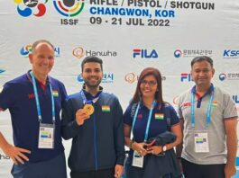 LPU student wins international Gold Medal at Shooting competition in Korea