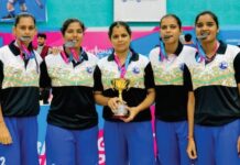 LPU Netball girls help Punjab team win Silver at the 36th National Games