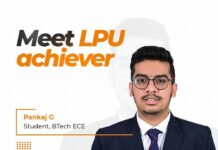 LPU student awarded at CII MILCA Award 2022